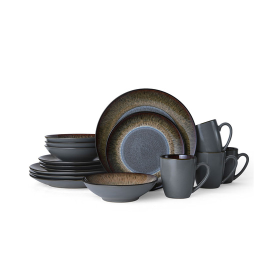 Monroe 16-Pc. Dinnerware Set, Service for 4