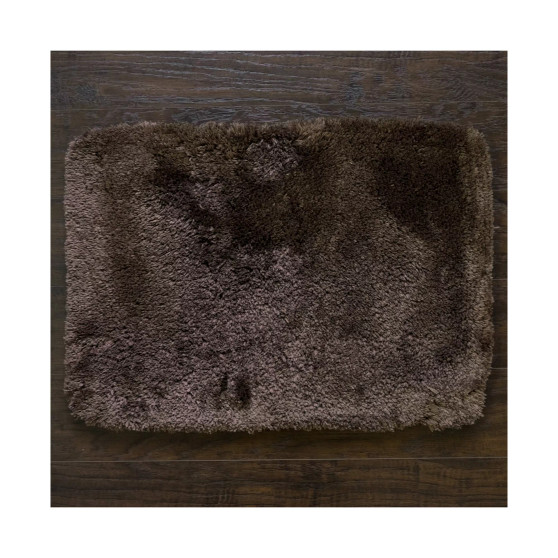St. Lucia 17" x 24" Faux-Fur Bath Rug