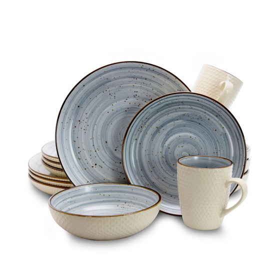 Yeva 16 Piece Dinnerware Set, Service for 4