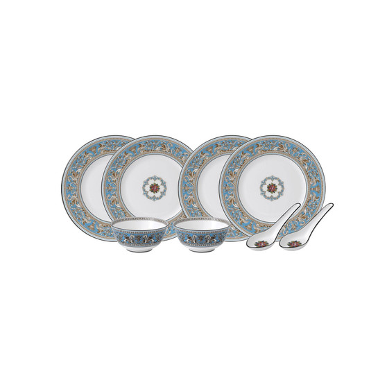 Florentine Turquoise 8 Piece Dining Set