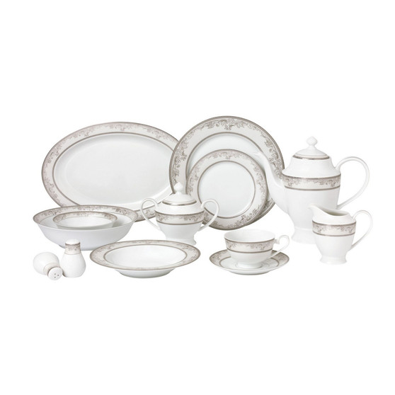 Juliette 57-PC Dinnerware Set, Service for 8