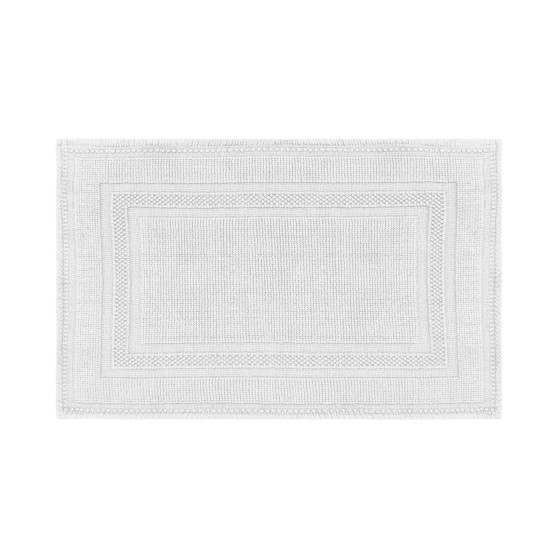 Cotton Stonewash Racetrack 17x24 Bath Rug