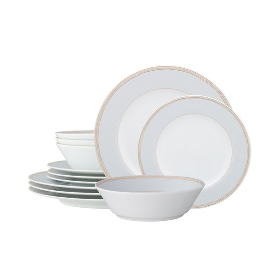 Linen Road 12 Piece Set, Service For 4