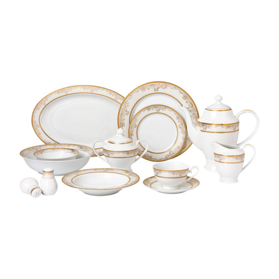 Chloe 57-PC Dinnerware Set, Service for 8