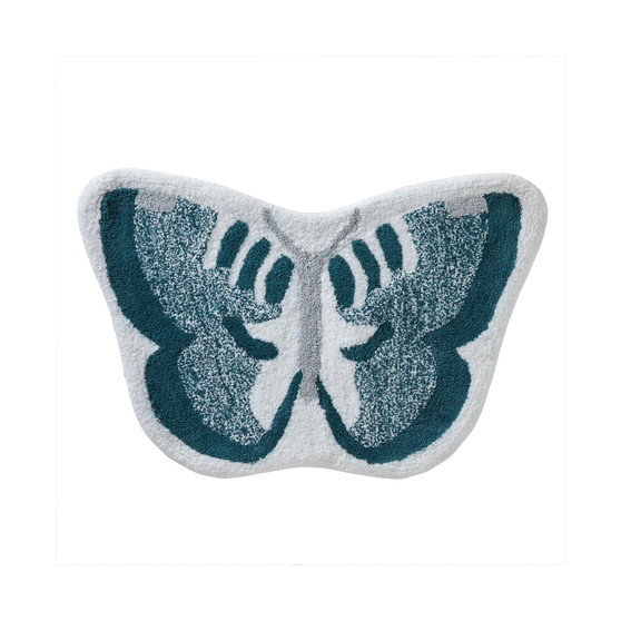 Inspirational Meadow Butterfly Bath Rug, 19" x 28"
