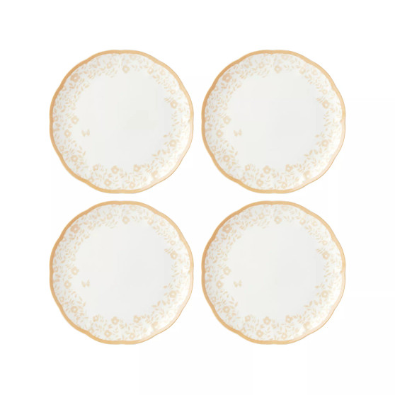 Butterfly Meadow Cottage Dinner Plate Set, Set of 4
