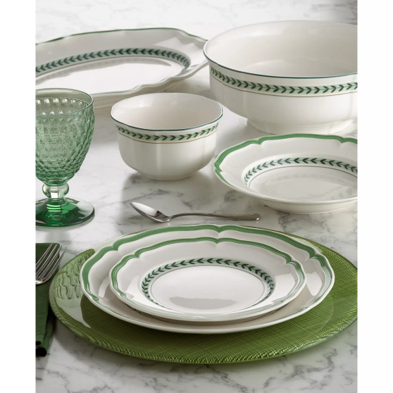 French Garden Green Line Dinnerware Collection