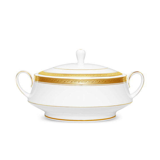 Crestwood Gold Covered Vegetable Bowl