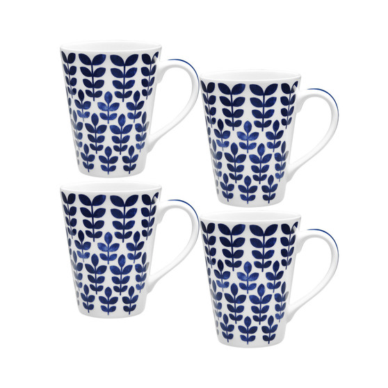 Sandefjord Set Of 4 Mugs  13 Oz.