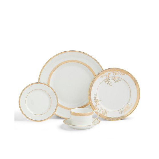 Wedgwood Dinnerware, Lace Gold 10 Piece Set