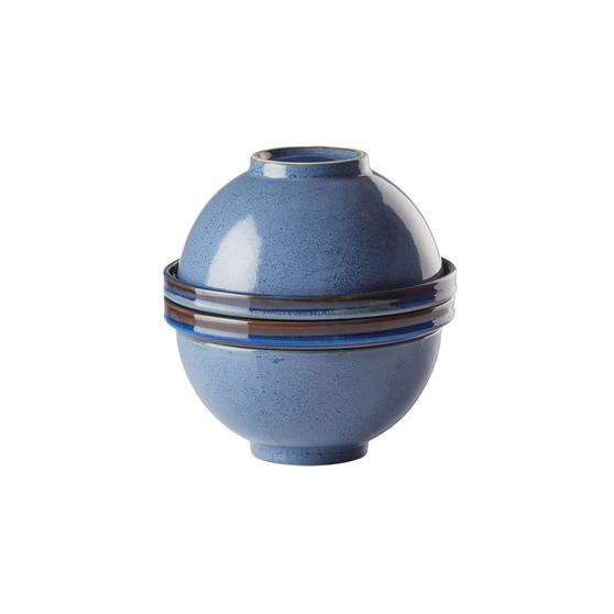 Luna Nesting Blue 8 Piece Dinnerware  Set