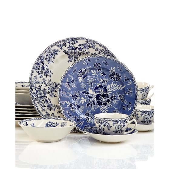 Dinnerware, Devon's Cottage 20-Piece Set, Service for 4