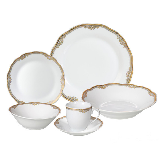 Catherine 24-Pc. Dinnerware Set, Service for 4