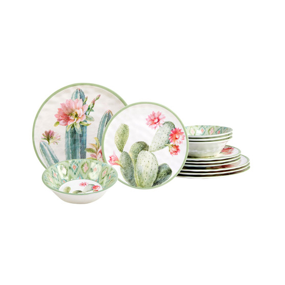 Desert Beauty Melamine Set, 12 Piece