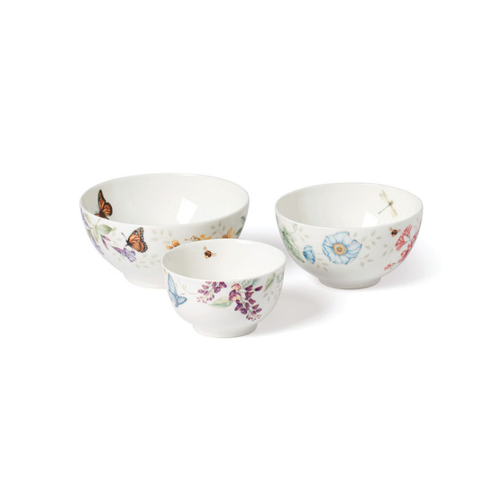 Butterfly Meadow 3-Piece Bowl Set