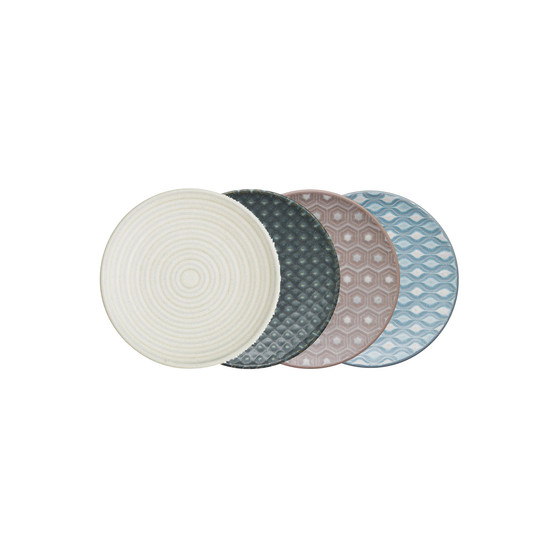 Impression Assorted Accent Plates, Set of 4