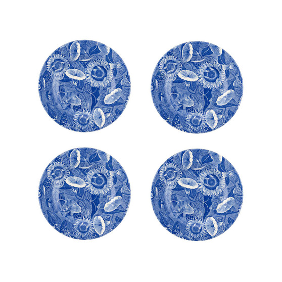 Blue Room Sunflower Salad Plates, Set of 4