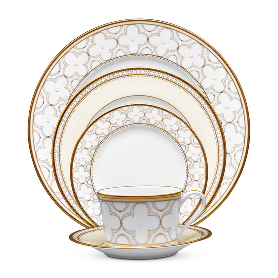 Trefolio Gold 5-Piece Place Setting
