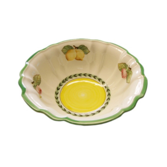 French Garden Fleurence Fluted Rice Bowl
