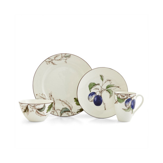 Nature's Bounty Plum 4 Piece Place Setting