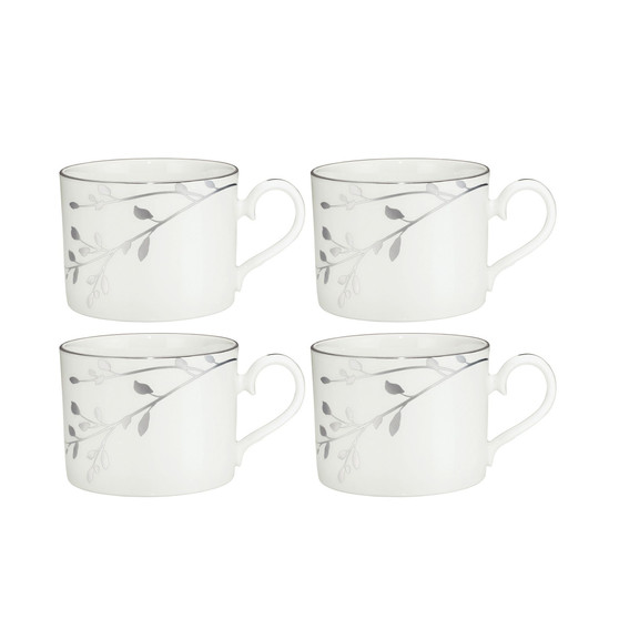 Birchwood Set of 4 Cups, Service For 4