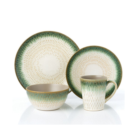 Stoneware Drop, Set of 16