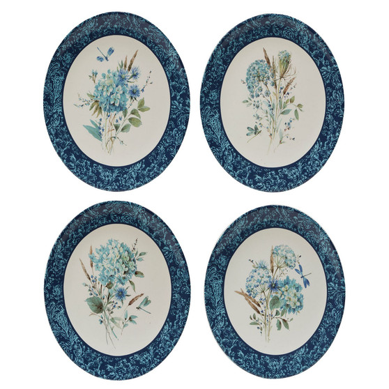 Bohemian Blue Set of 4 Dinner Plate