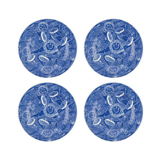 Blue Room Sunflower Dinner Plates, Set of 4