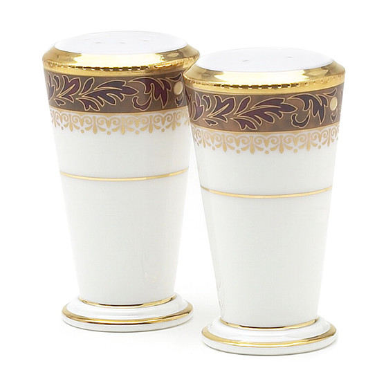 "Xavier Gold" Salt and Pepper Set, 3 3/4"