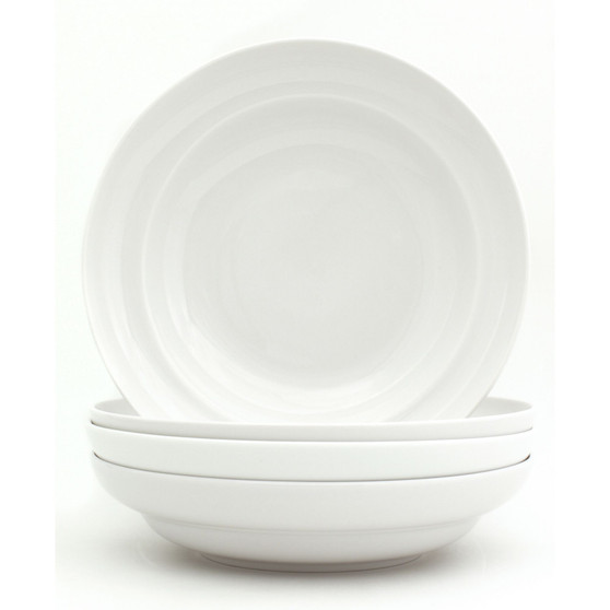 White Essential 4 Piece 9" Pasta Bowl Set