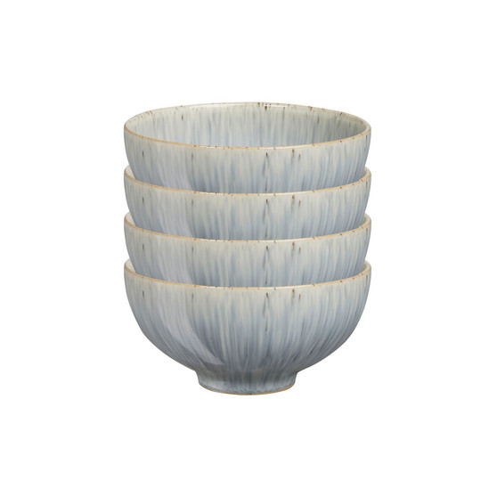 Halo Speckle Set of 4 Rice Bowls, Service for 4