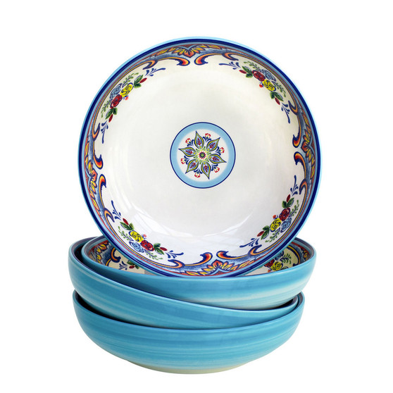 Zanzibar 4 Piece Pasta Bowl Set