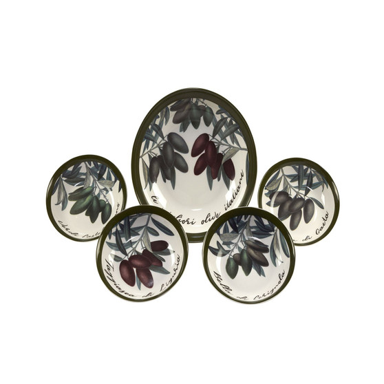 Olive D'Italia 5 Piece Pasta Set