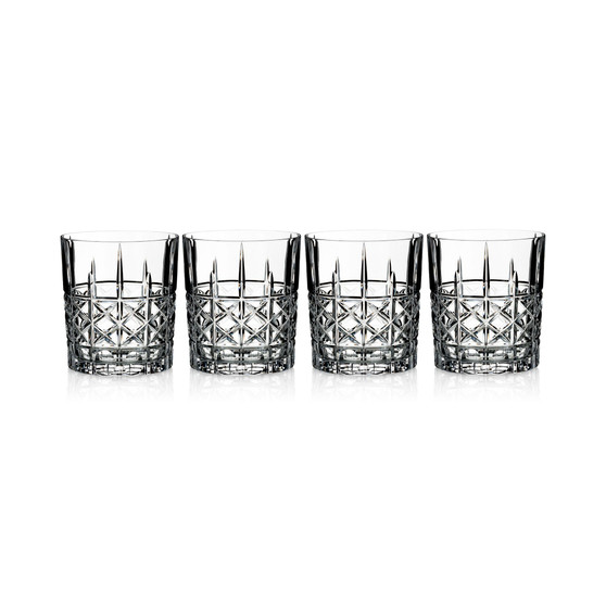 Brady 4-Pc. Double Old Fashioned Glass Set