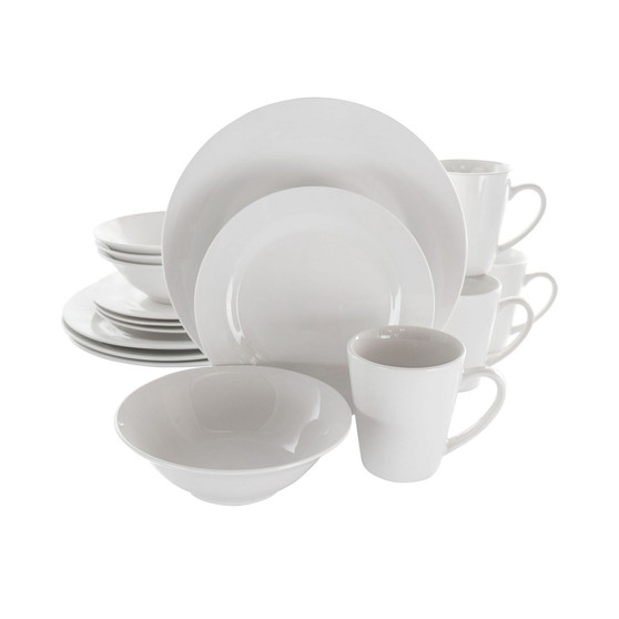 Marshall 16 Pieces Porcelain Dinnerware Set of 16 Pieces
