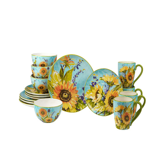 Sun Garden 16 Piece Dinnerware Set