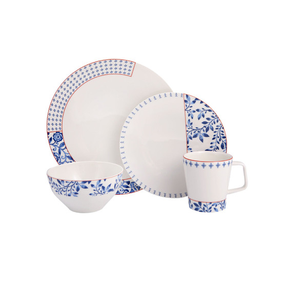 Folksy 4-Piece Place Setting Set