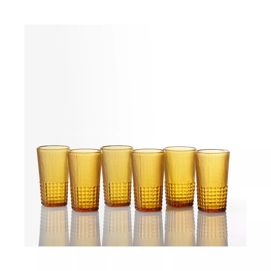 Malcolm Ice Beverage Glasses, Set of 6