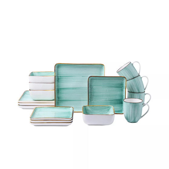 Esmeralda 16 Piece Dinnerware Set, Service for 4