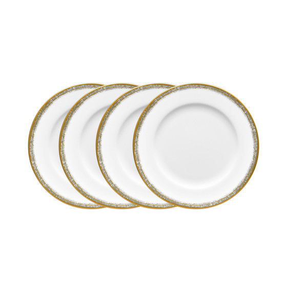 Haku Set of 4 Bread Butter and Appetizer Plates, Service For 4