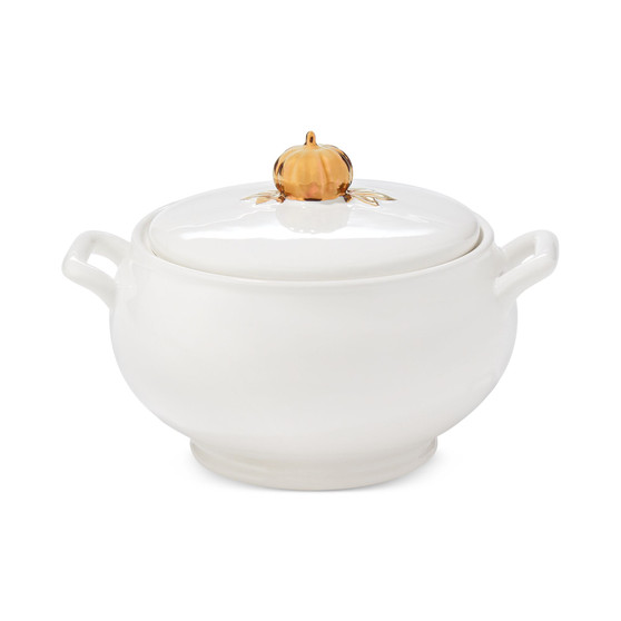 Harvest Pumpkin Covered Soup Bowl, Created for Macy's