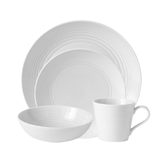 Exclusively for Gordon Ramsay Maze White 4-Piece Place Setting