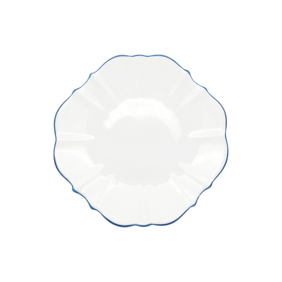 Amelie Royal Blue Rim 10.5" Dinner Plate