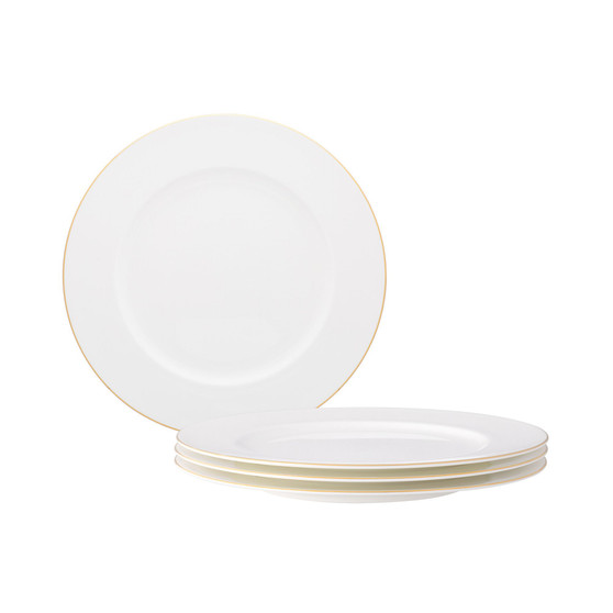 Accompanist Set of 4 Dinner Plates, Service For 4