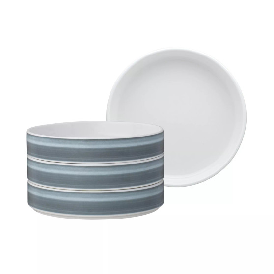 ColorStax Ombre Stax 7.5" Deep Plates, Set of 4