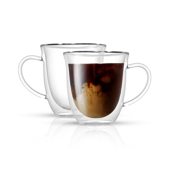 Serene Double Wall Coffee Mugs Set of 2