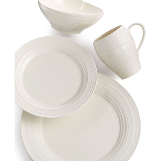 Dinnerware, Swirl Round 4 Piece Place Setting