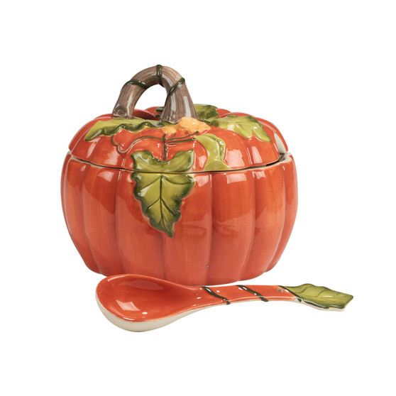 Harvest Morning Pumpkin Tureen with Ladle