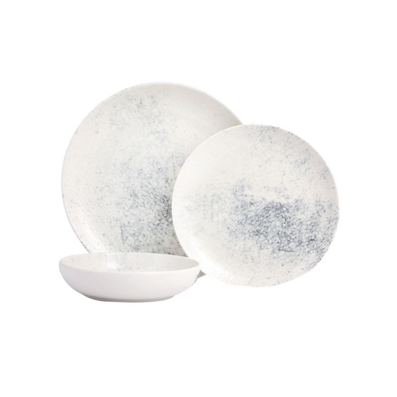 New Age Smoky 3-Piece Place Setting Set