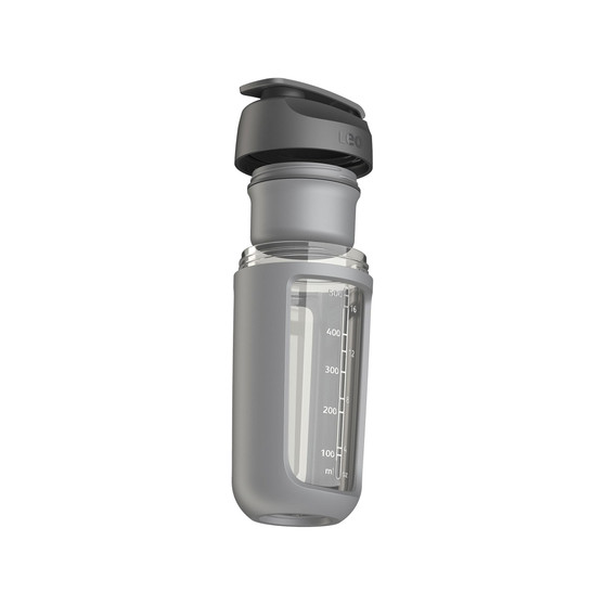 Leo to Go Shaker Bottle with Powder Compartment, 0.5 L